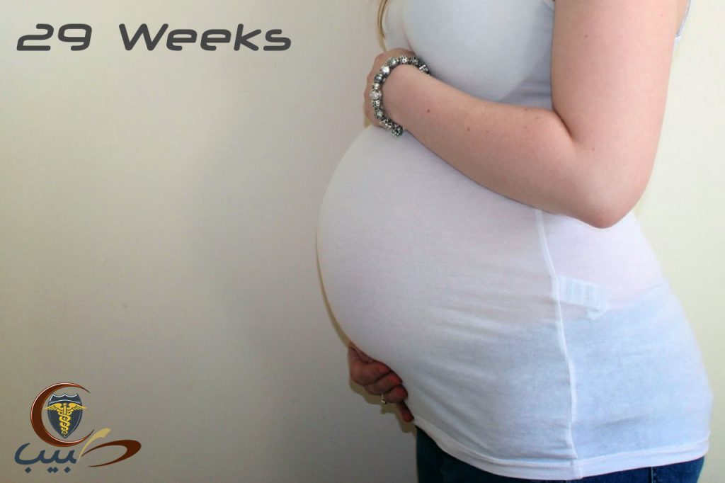 جسم الحامل في الشهر الثامن من الحمل الأسابيع 29 32 طبيب