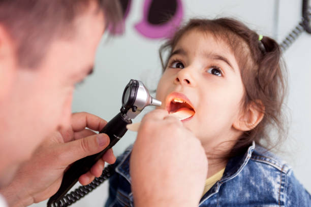 التهاب اللوزتين الحاد عند الأطفال acute tonsillitis
